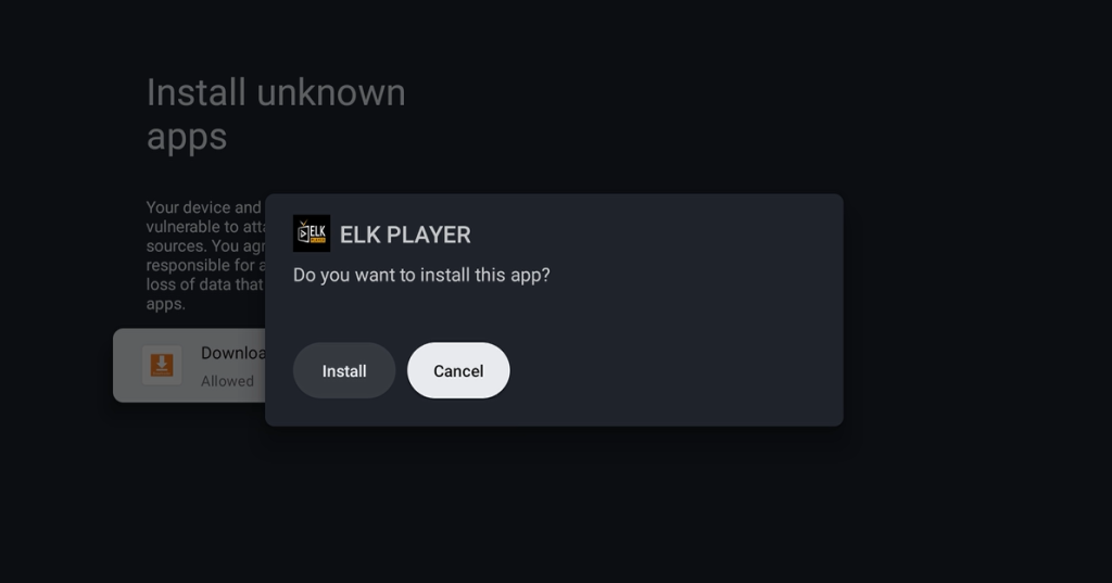 how to install elk player on firestick
